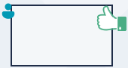 Thumbnail. User icon top left and green thumbs up top right.