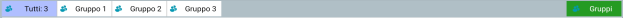 NetSupport School Tutor Console Group bar showing All tab, two Table tabs and a Groups button.